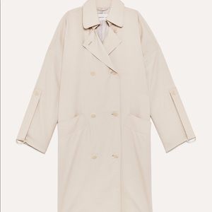 Aritzia 1-01 Babaton 100%silk sembrano trench coat
